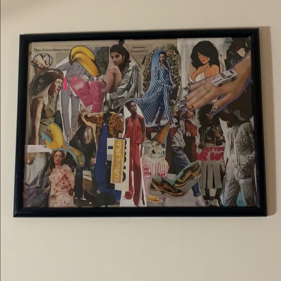 Fashion Mixed Media Collage Art Frame - Picture 6 of 8